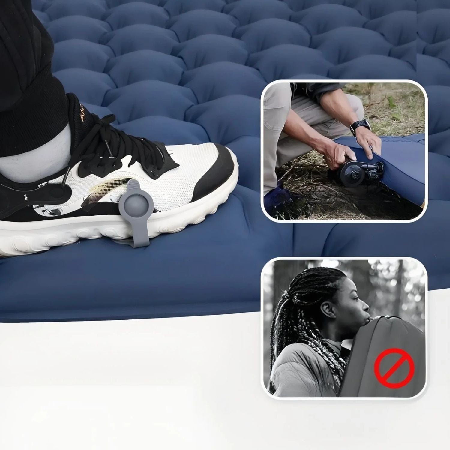 Matelas gonflable camping 2 personnes