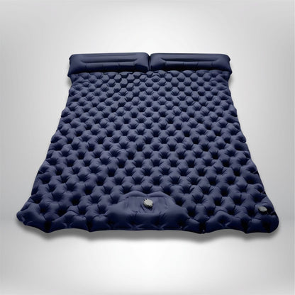 Matelas gonflable camping 2 personnes Bleu Marine