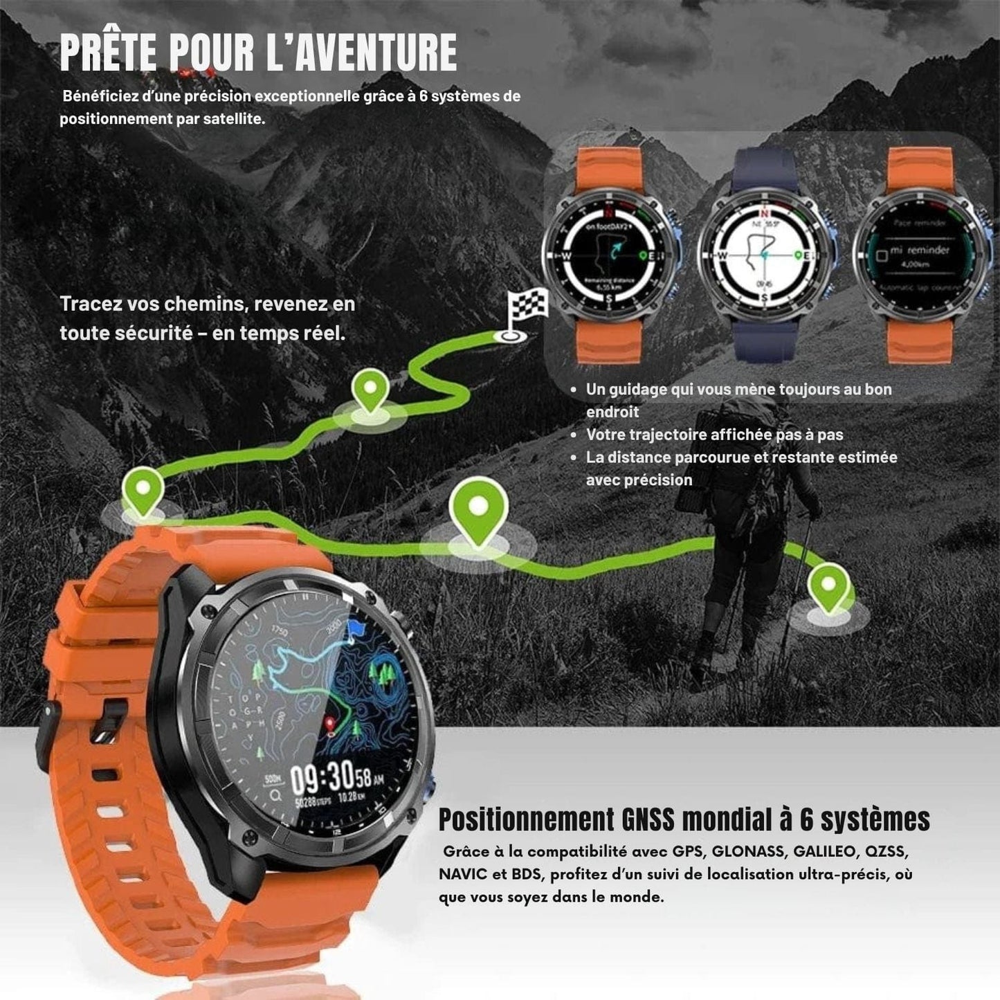 meilleur montre gps avec cartographie