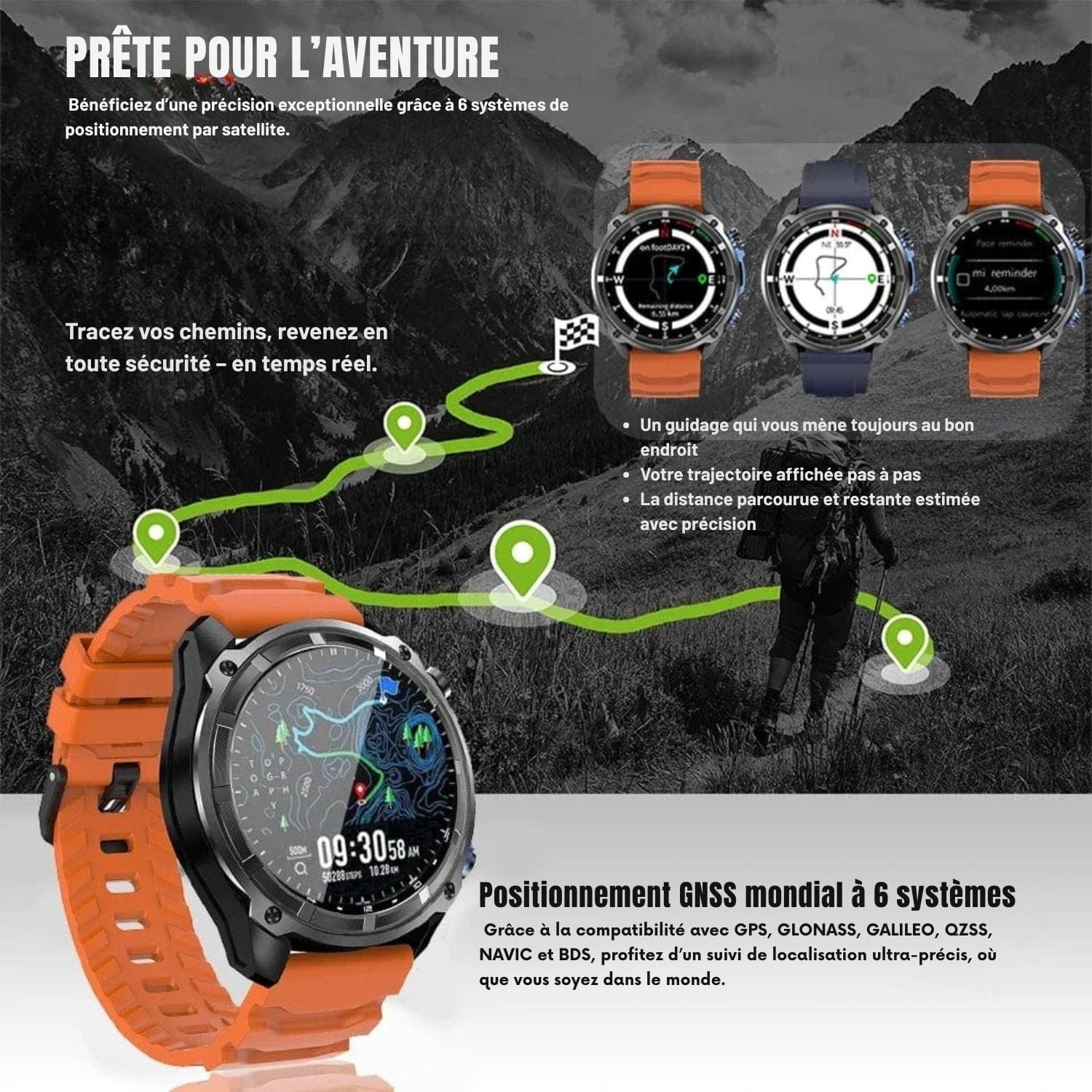 meilleur montre gps avec cartographie