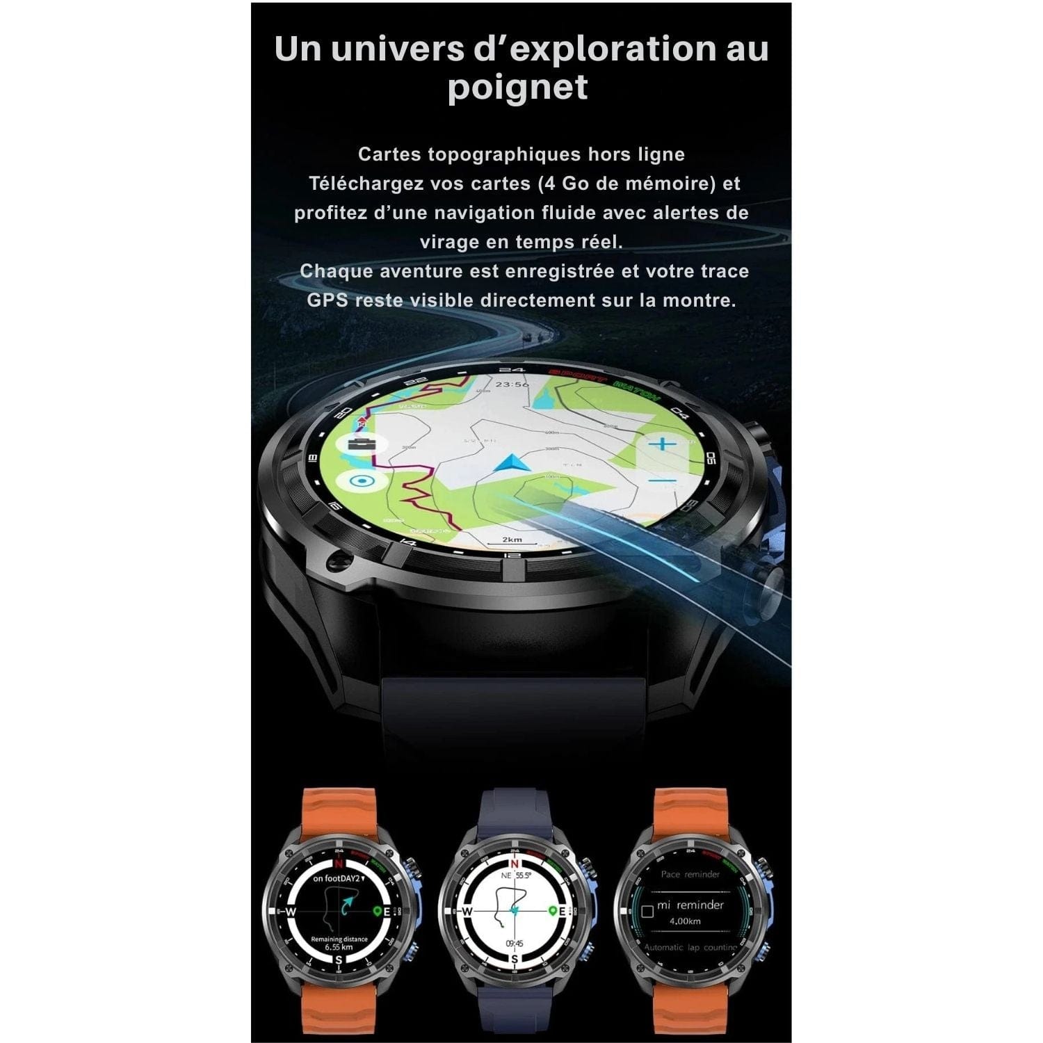 meilleur montre gps avec cartographie