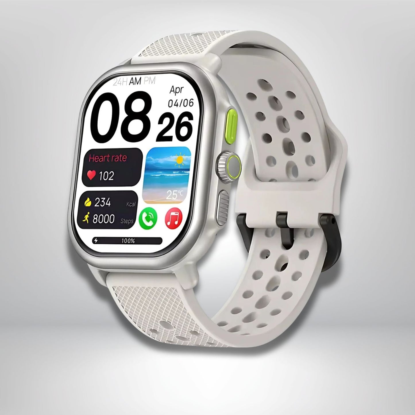 meilleur montre gps avec cartographie Blanc Mate