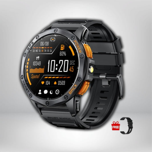 meilleur montre gps avec cartographie NOIR-SILICONE