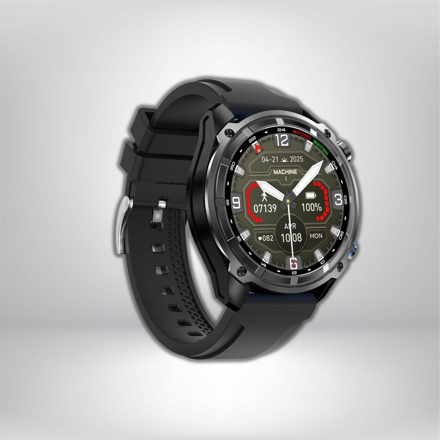 meilleur montre gps avec cartographie Noir- Silicone