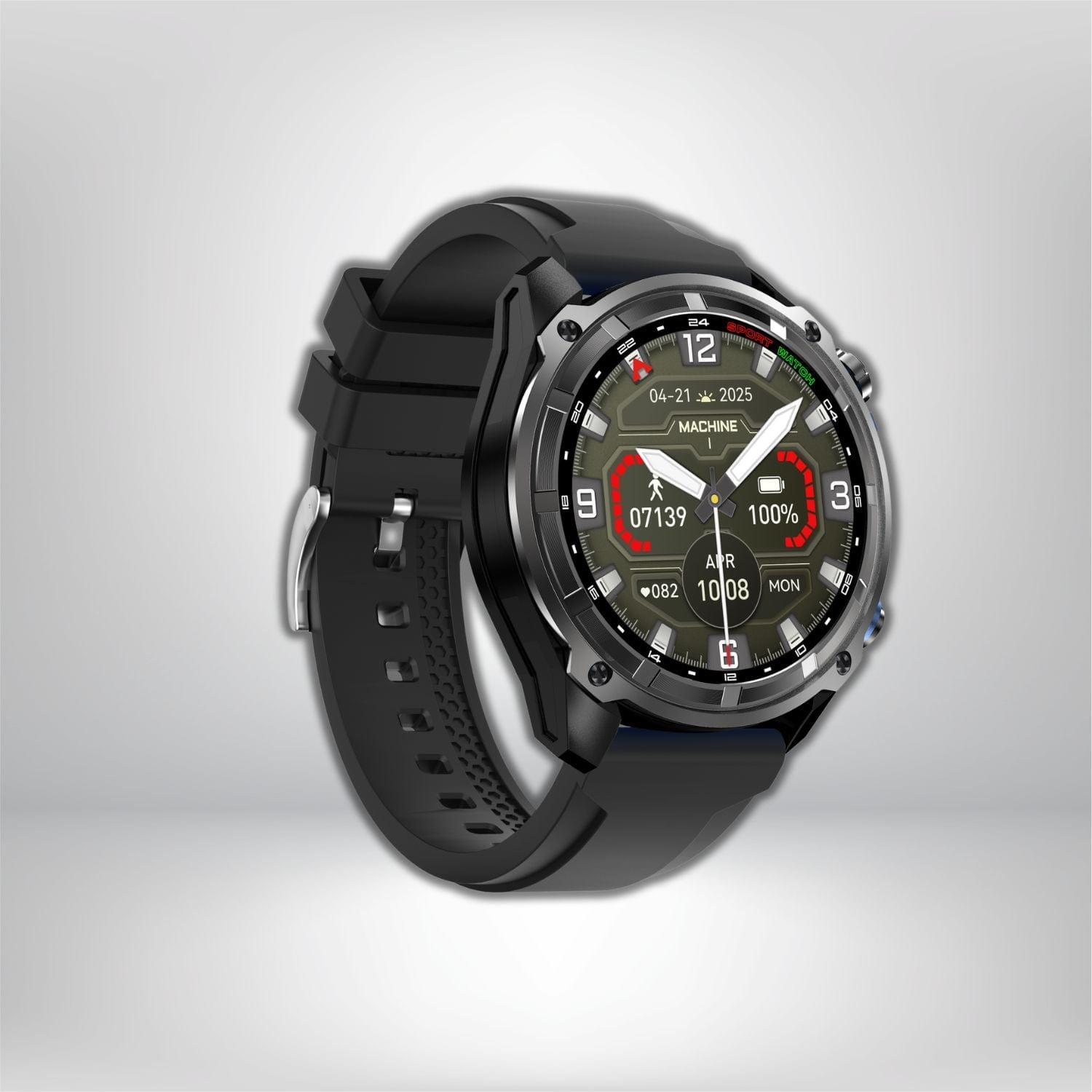 meilleur montre gps avec cartographie Noir- Silicone