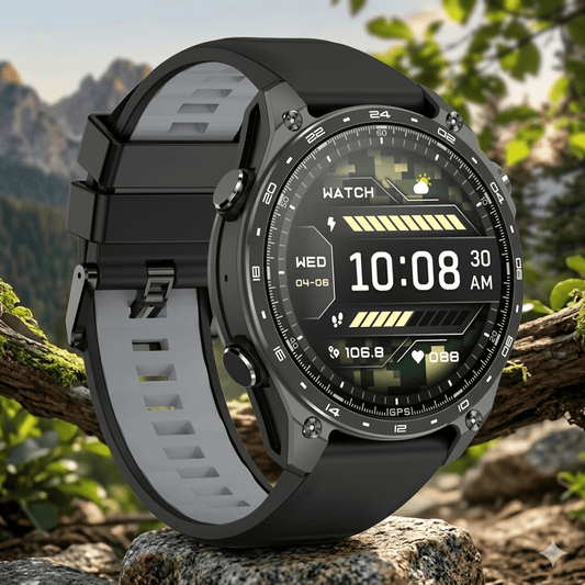 meilleur montre gps avec cartographie Silicone Noir