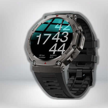 meilleur montre randonnée Silicone-Noir