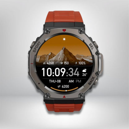 meilleur montre randonnée Silicone-Rouge