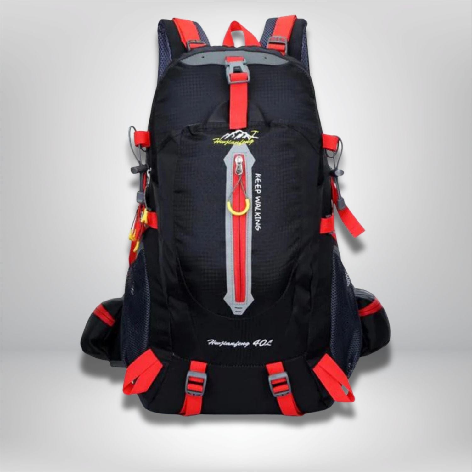 meilleur sac à dos randonnée 40l Noir-Rouge