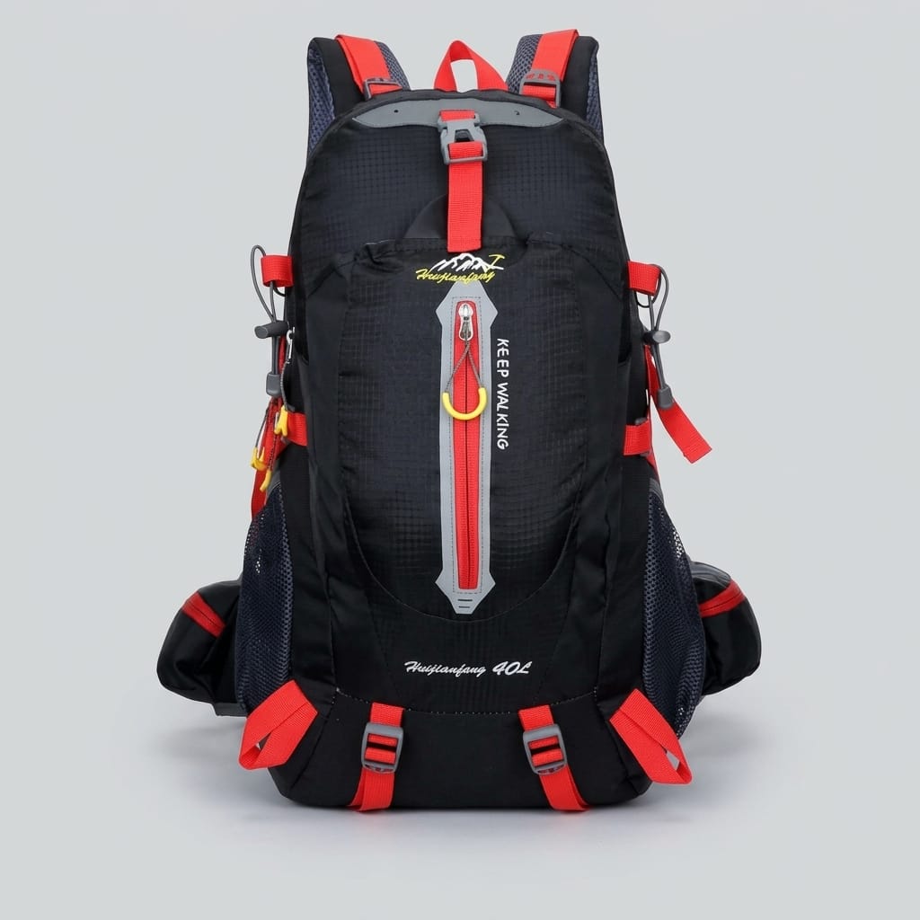 meilleur sac à dos randonnée 40l Noir-Rouge