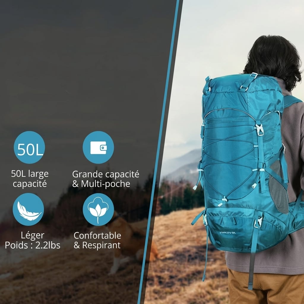 meilleur sac de randonnée 50l