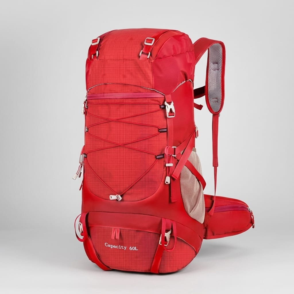 meilleur sac de randonnée 50l Rouge / 50L