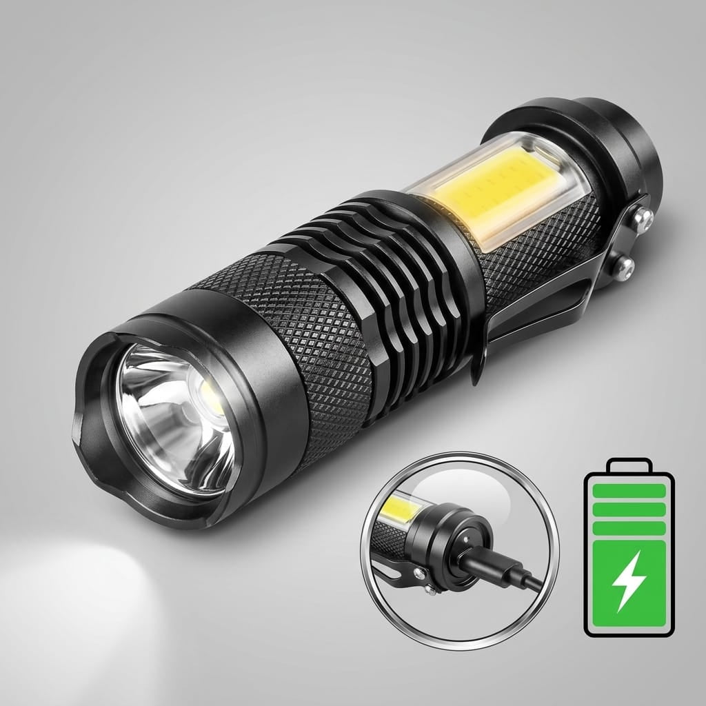 mini lampe torche puissante 1pcs