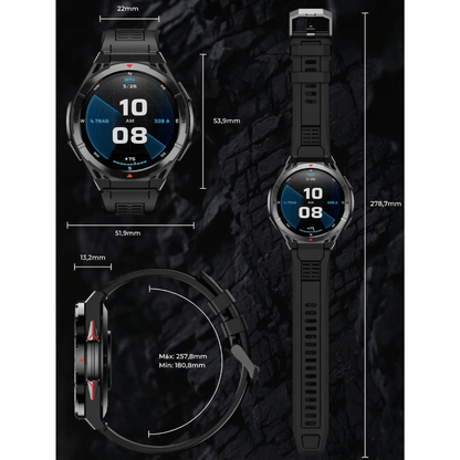 montre connectée pour randonnée Silicone Noir