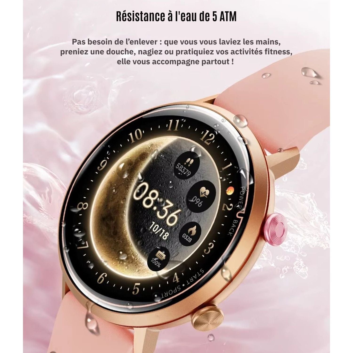 montre connectée randonnée femme
