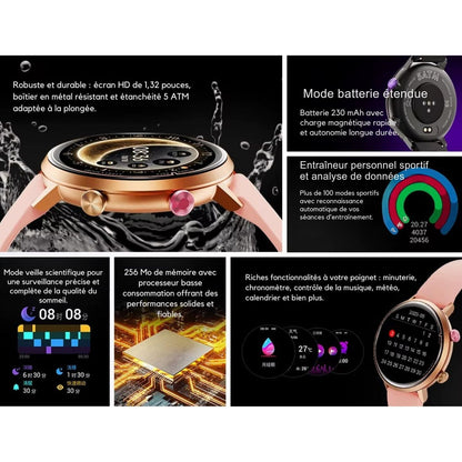 montre connectée randonnée femme
