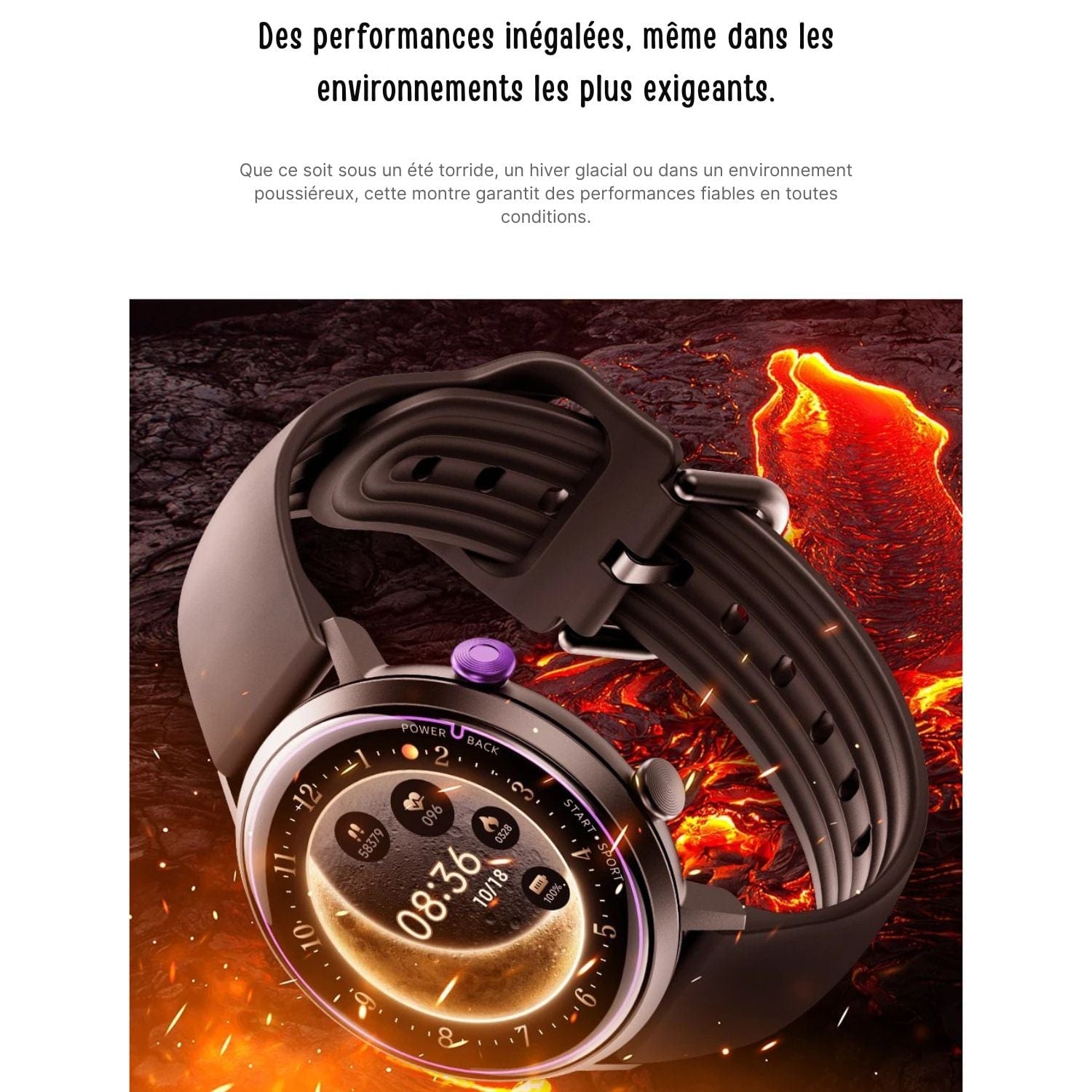 montre connectée randonnée femme