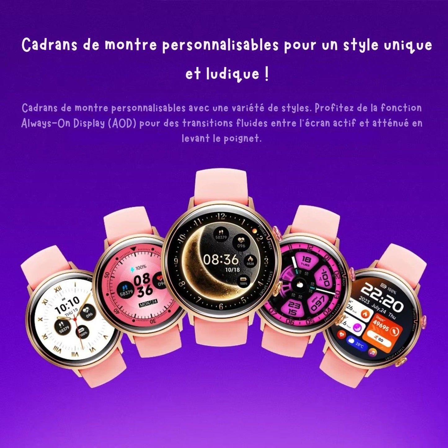 montre connectée randonnée femme