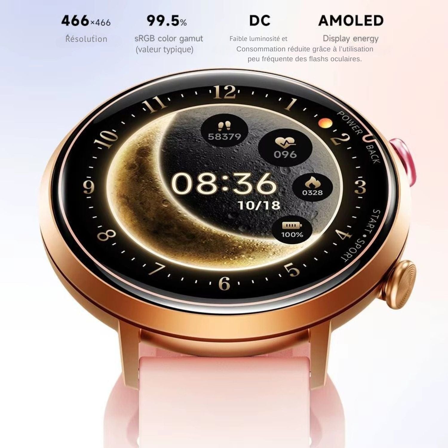 montre connectée randonnée femme