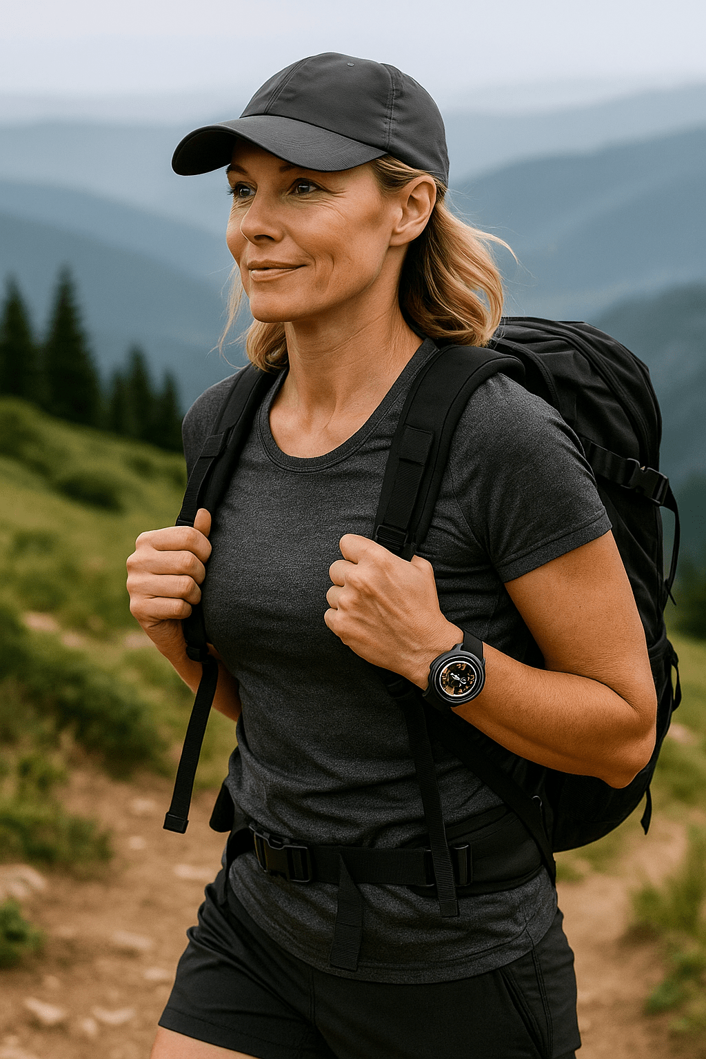montre connectée randonnée femme