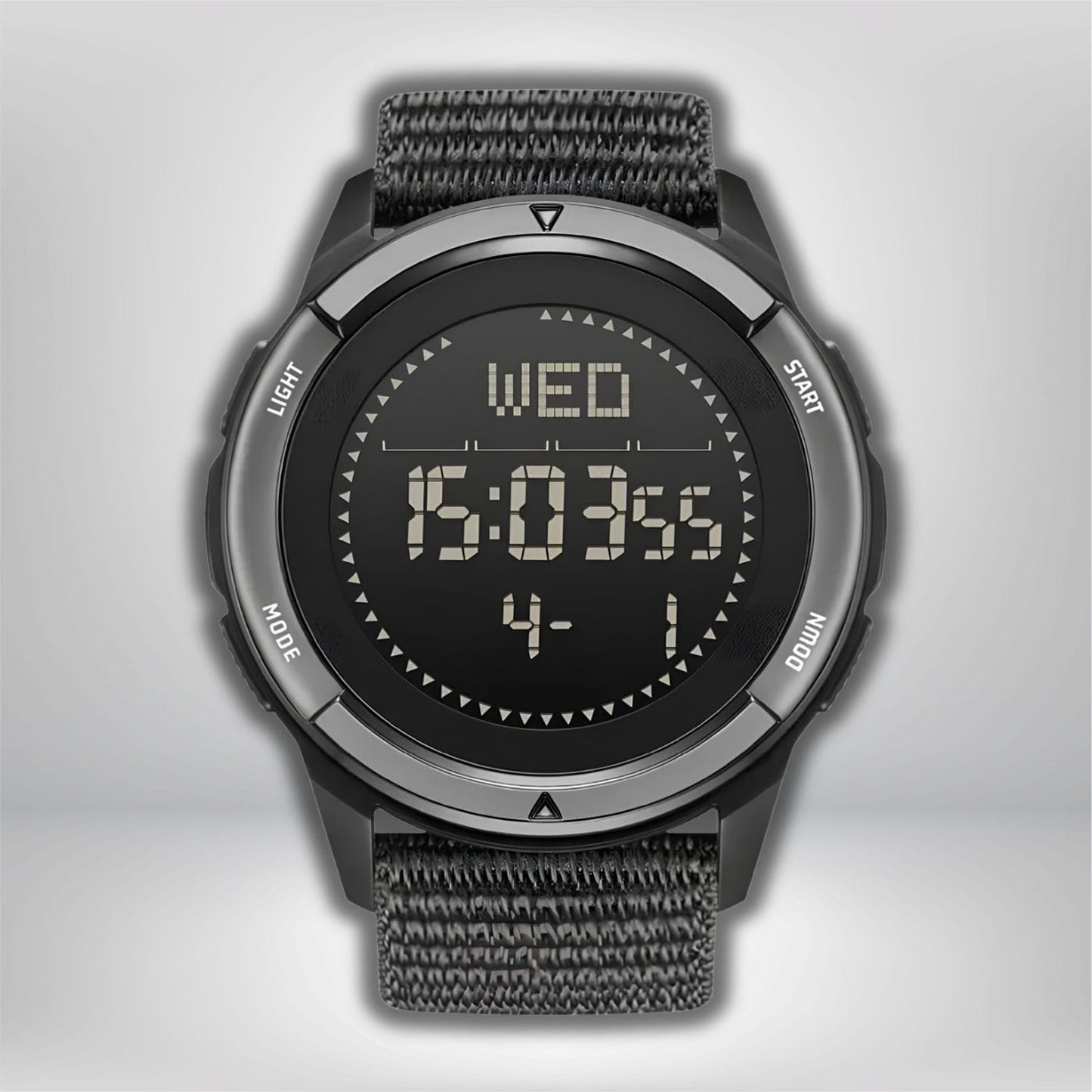 Montre digitale homme randonnée Noir