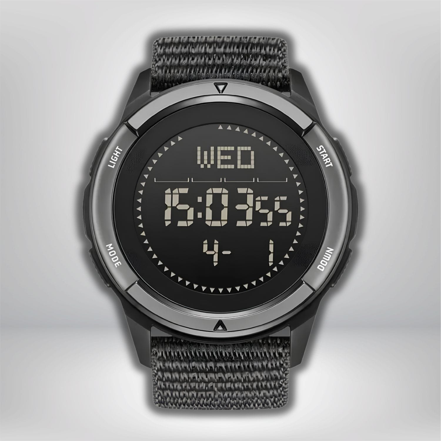 Montre digitale homme randonnée Noir