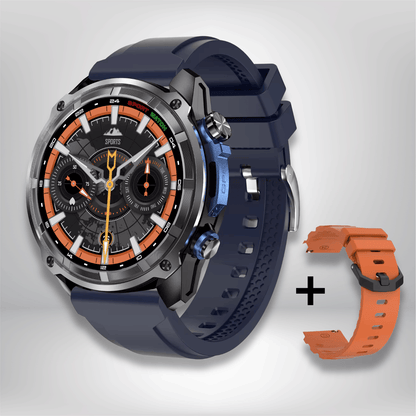 montre gps avec cartographie pas cher Noir-Silicone