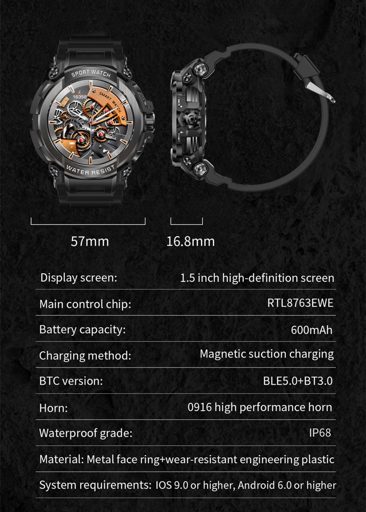 Montre gps randonnée