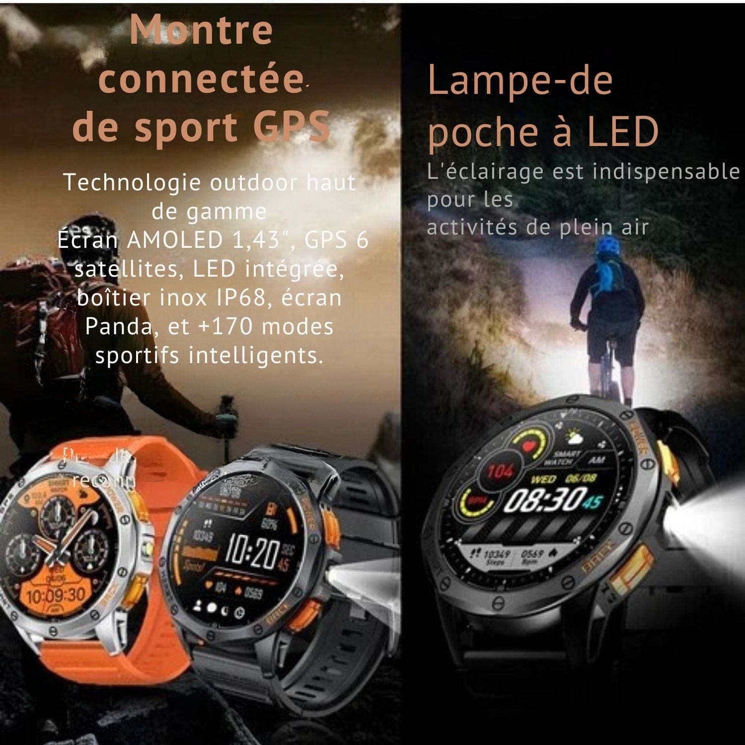 montre gps randonnée avec cartographie