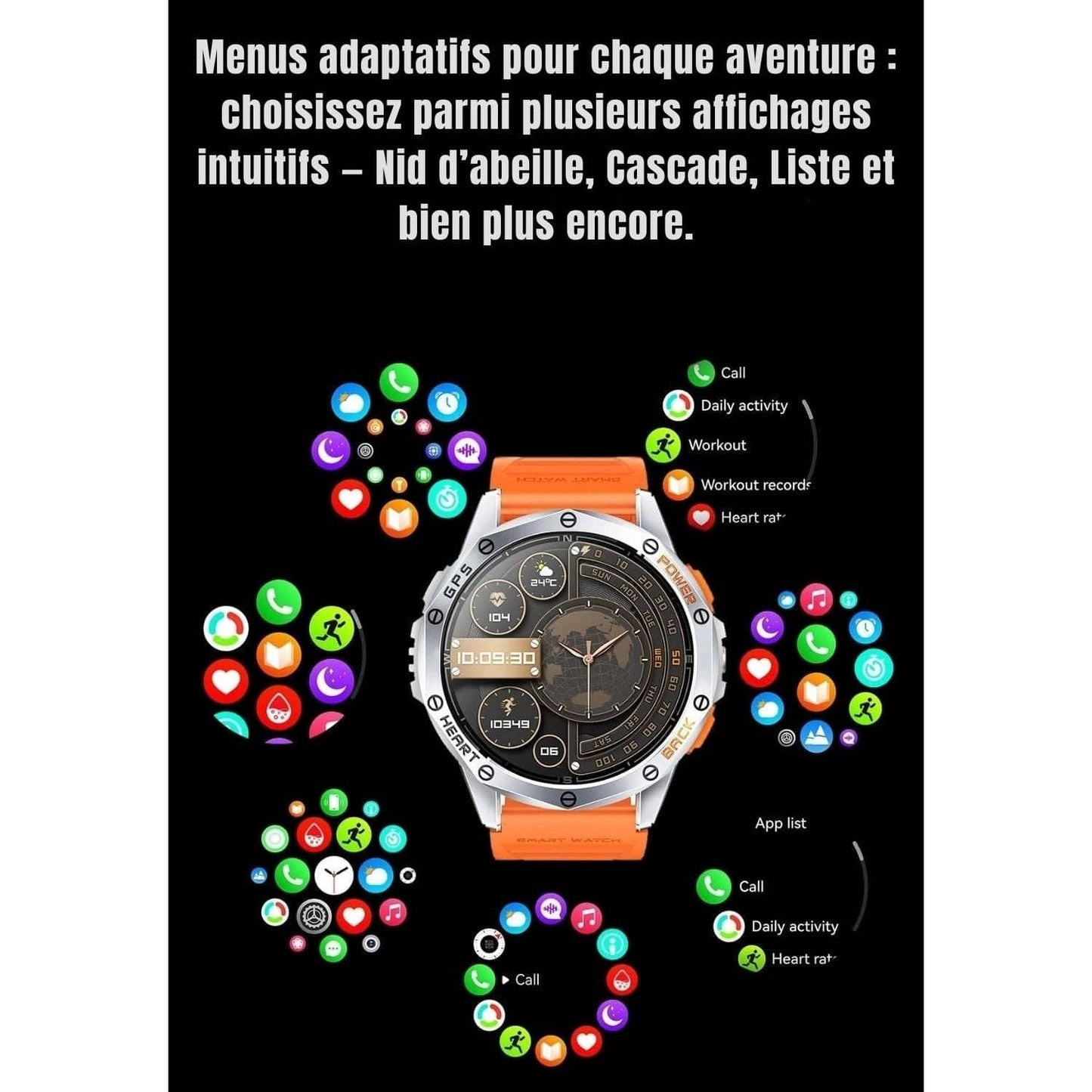 montre gps randonnée avec cartographie