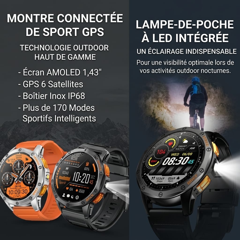 montre gps randonnée avec cartographie
