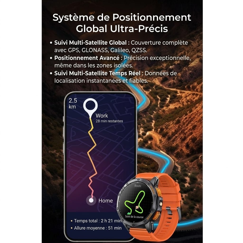 montre gps randonnée avec cartographie
