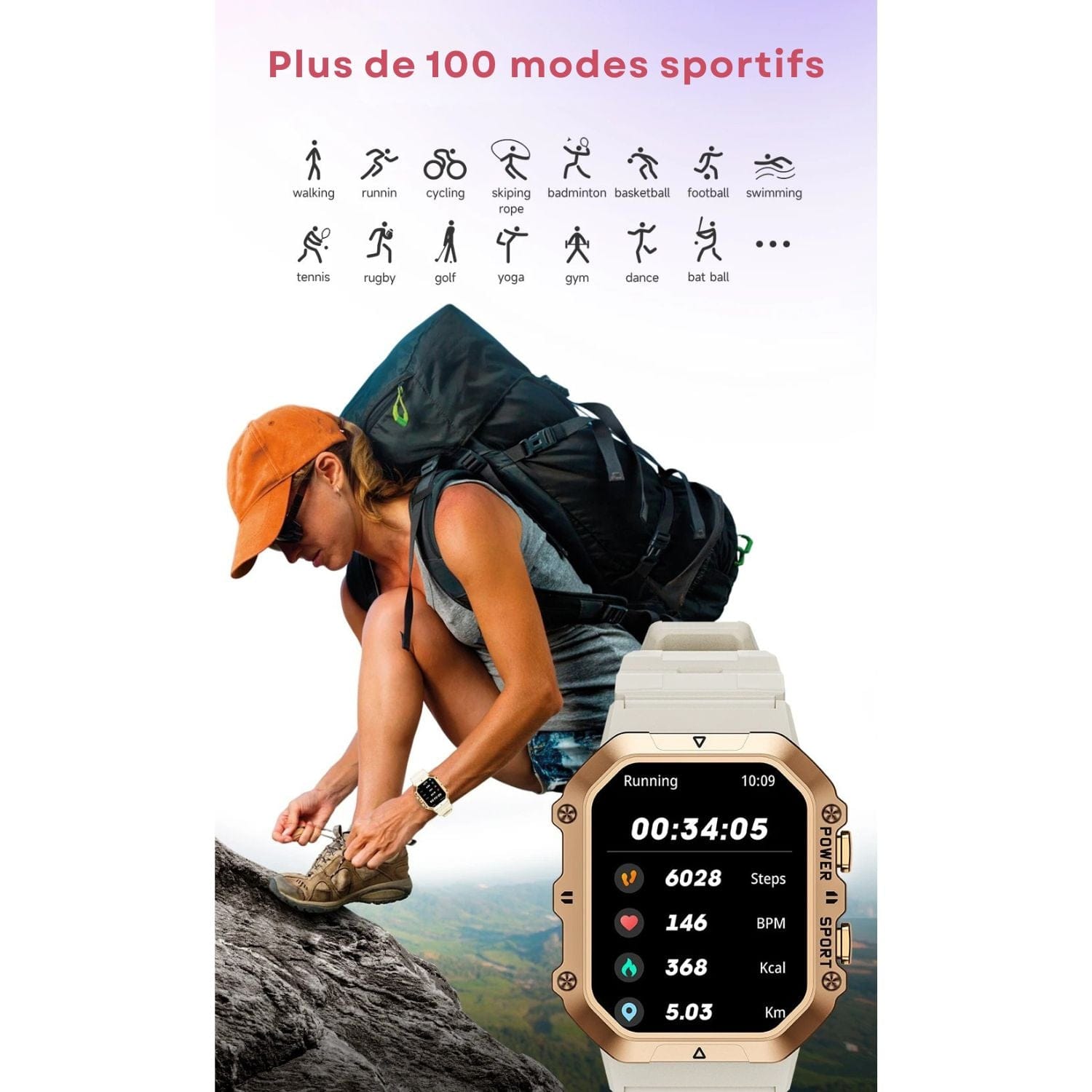 montre randonnée femme