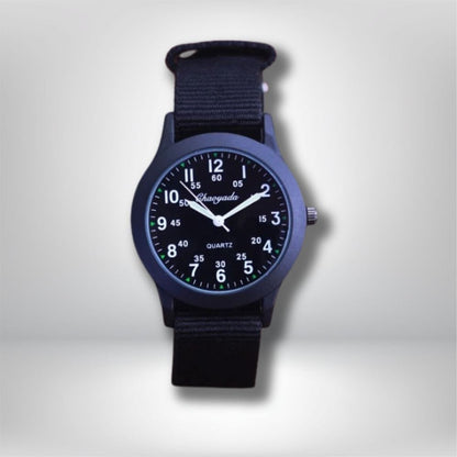 montre sport enfant BLEU-NOIR