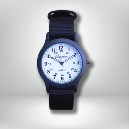 montre sport enfant NOIR-BLANC