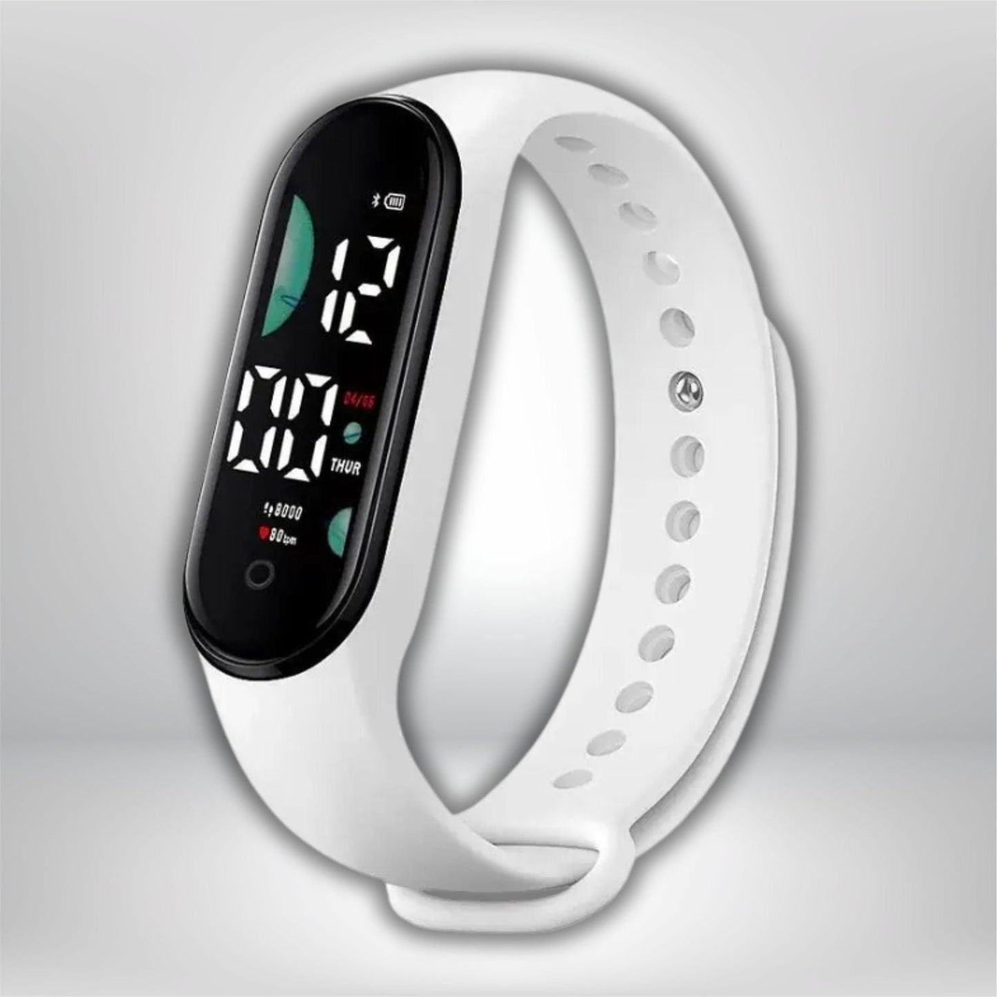 Montre sport randonnée M9 LED Blanc