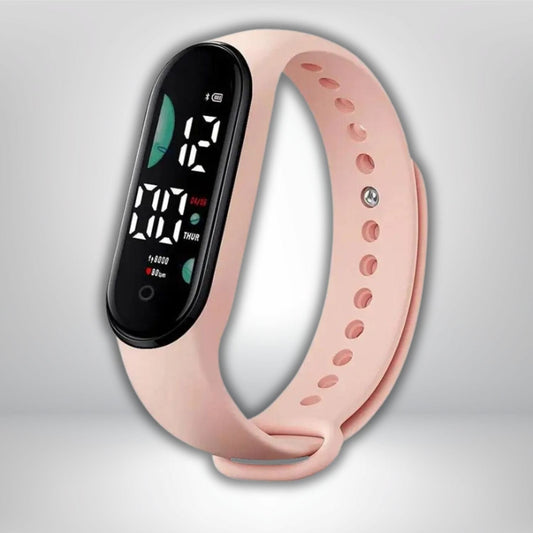 Montre sport randonnée M9 LED Rose