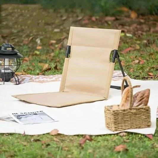 Outdoor Camping Lightweight Comfortable Folding Chair Park Leisure Beach Chair Portable Single Lazy Chair Back Chair.
