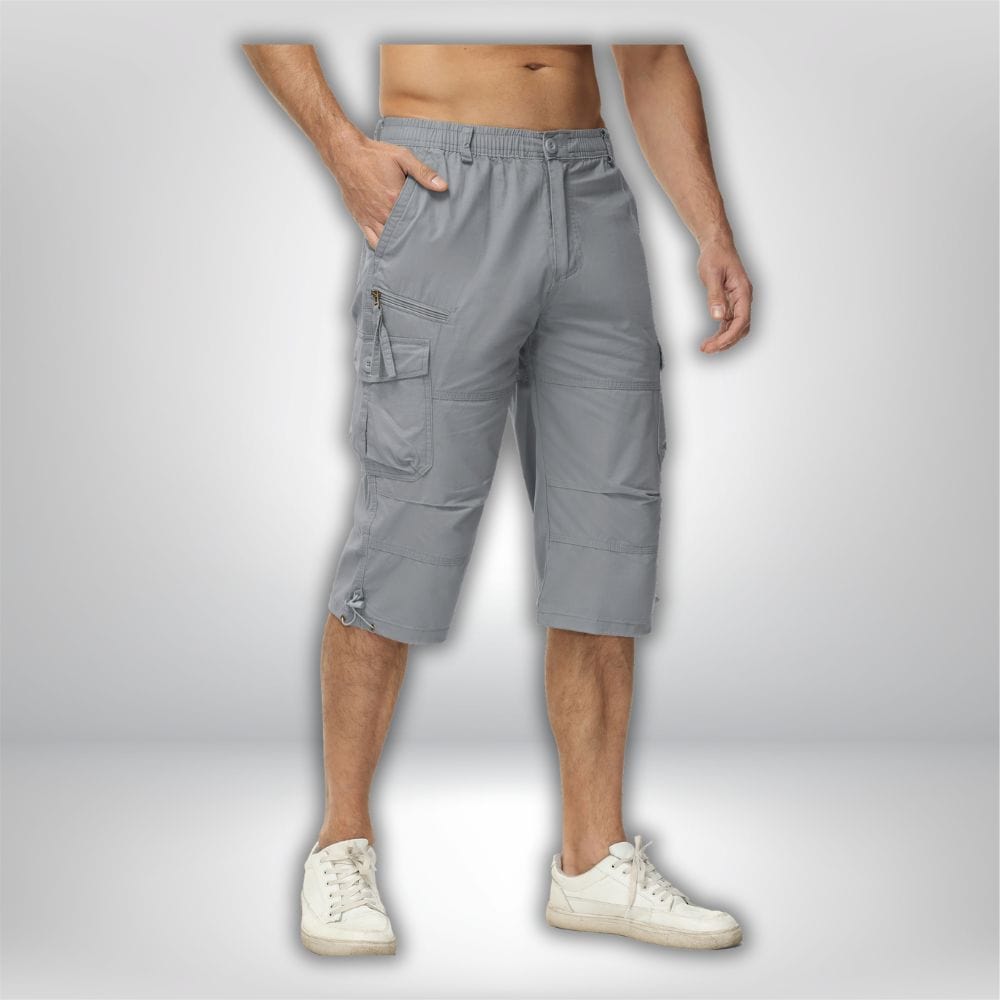 Pantacourt randonnée homme Gris clair / M(30)