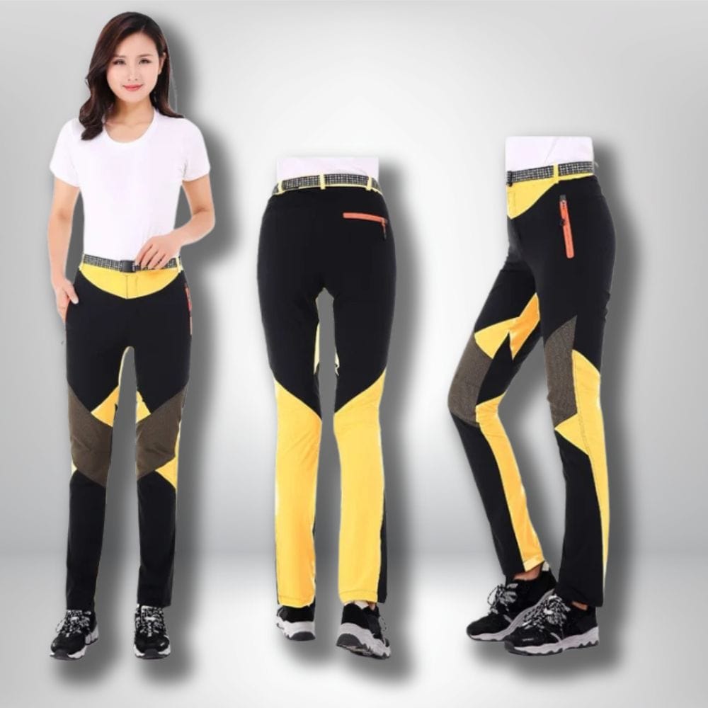 Pantalon | Alpinisme femme Jaune / Asian size S