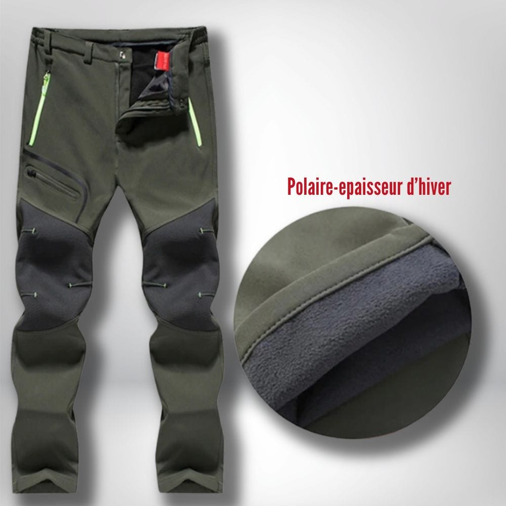 Pantalon alpinisme Vert Thick Winter / L 45-55kg