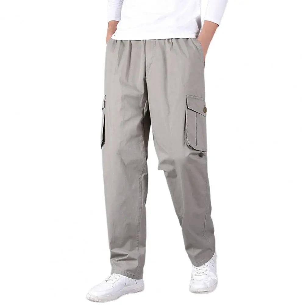 pantalon cargo randonnée homme L / Gris clair