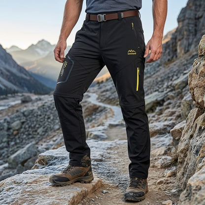 Pantalon de pluie Randonnée | Homme Noir / L