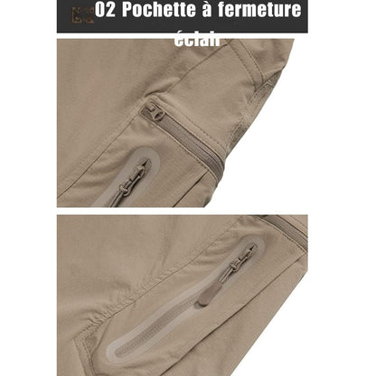 pantalon extensible à séchage rapide pour hommes