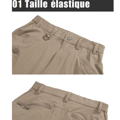 pantalon extensible à séchage rapide pour hommes