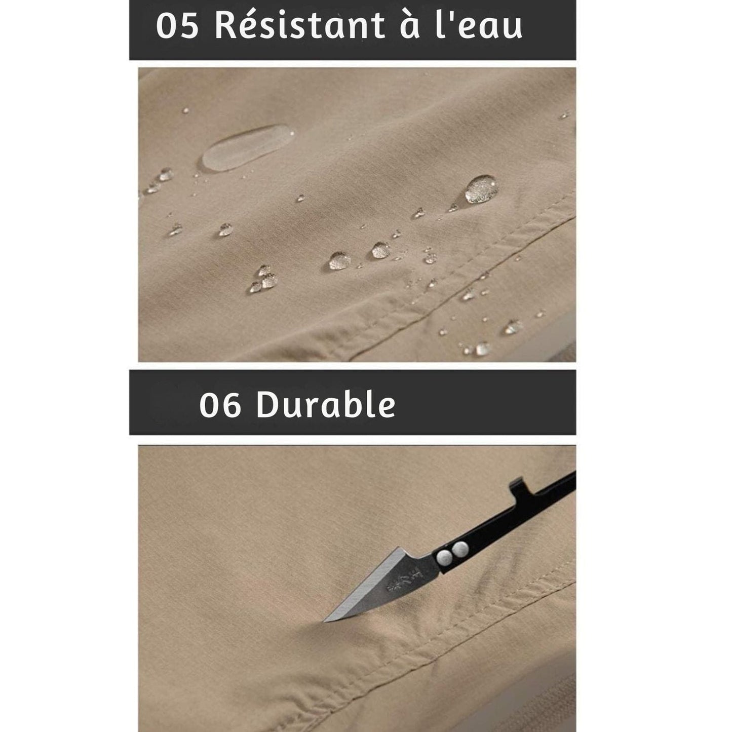 pantalon extensible à séchage rapide pour hommes