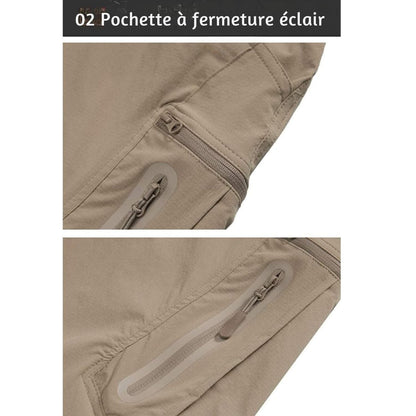 pantalon extensible à séchage rapide pour hommes
