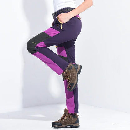 Pantalon Randonnée Chaud Polaire Femme