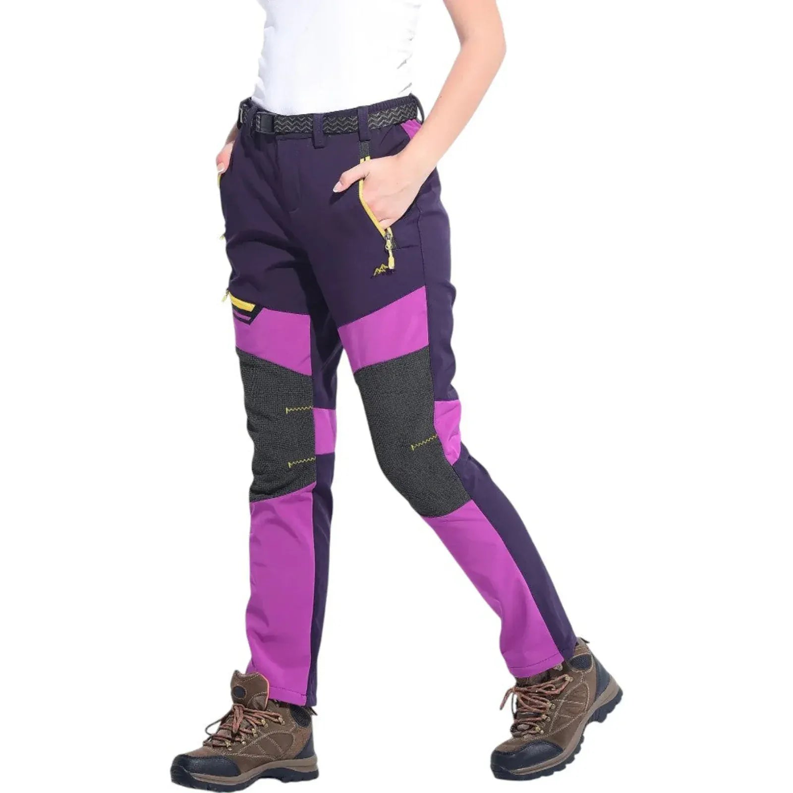 Pantalon Randonnée Chaud Polaire Femme