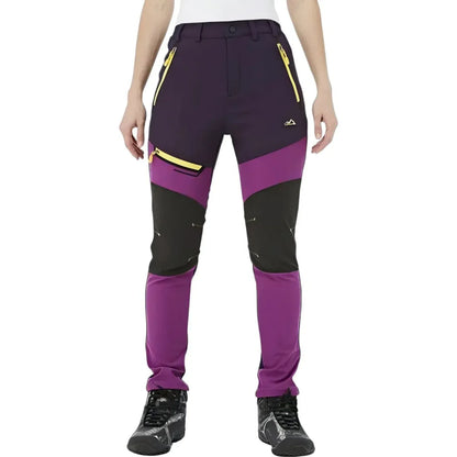 Pantalon Randonnée Chaud Polaire Femme